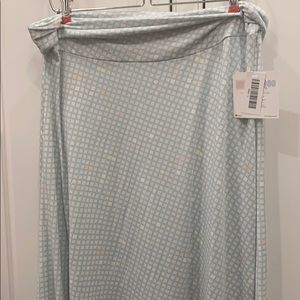 Brand New L Lularoe Maxi Cotton Material Skirt